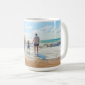 写真パーソナライズされたコーヒーマグのカスタム写真 コーヒーマグカップ (正面右)