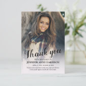 写真パーソナライズされたサンキューカード サンキューカード (スタンド正面)