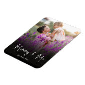 写真パーソナライズされたシンプルのママと私のカスタム マグネット (左側)