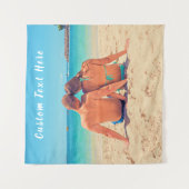 写真パーソナライズされたタペストリーとカスタム文字 タペストリー (正面)