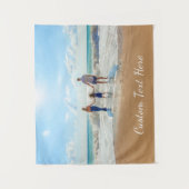 写真パーソナライズされたタペストリーとカスタム文字 タペストリー (正面)