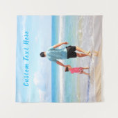 写真パーソナライズされたタペストリーとカスタム文字 タペストリー (正面)