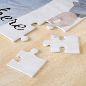 写真パーソナライズされたテキストの追加 ジグソーパズル (側面)