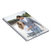 写真パーソナライズされたテキストの追加 ノートブック (右側)