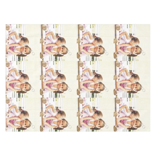 写真パーソナライズされたテーブルクロス自分で作る テーブルクロス (正面(横))