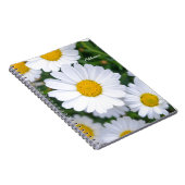 写真パーソナライズされたデイジー付き手帳 ノートブック (右側)