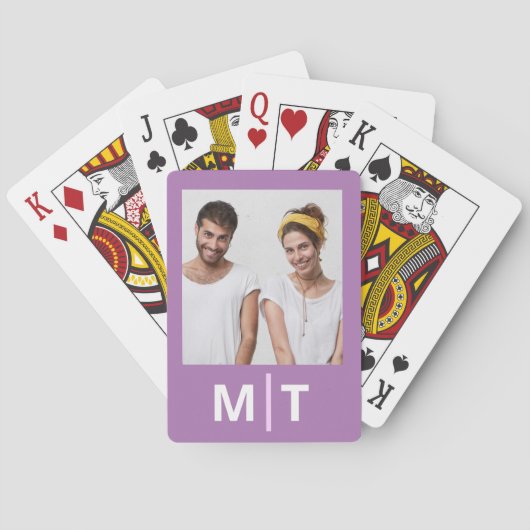 写真パーソナライズされたトランプ トランプ (裏面)