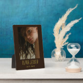 写真パーソナライズされたトレンディー フォトプラーク (側面)