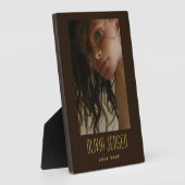 写真パーソナライズされたトレンディー フォトプラーク (側面)