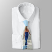 写真パーソナライズされたネックタイとカスタム文字 ネクタイ (タイ)