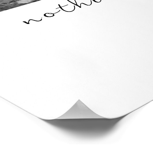 写真パーソナライズされたノート付き母のための写真ギフト ポスター (角)