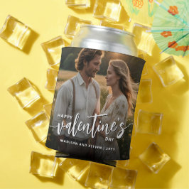 写真パーソナライズされたハッピーバレンタインデーエレガント 缶クーラー