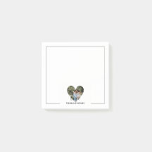 写真パーソナライズされたハートフレームモダン書道