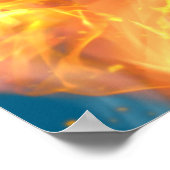 写真パーソナライズされたバスケットボール選手 ポスター (角)