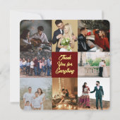 写真パーソナライズされたバレンタインのホリデーカード (裏面)