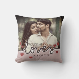 写真パーソナライズされたバレンタインデーのカップルの愛 クッション