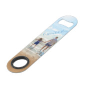 写真パーソナライズされたバー鍵とカスタム文字 スピード栓抜き (裏面アングル)