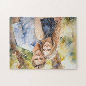 写真パーソナライズされたパズル ジグソーパズル (横)