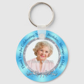 写真パーソナライズされたパーティーが彼女のために好意を持つ、写真 キーホルダー (正面)