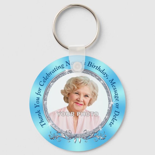 写真パーソナライズされたパーティーが彼女のために好意を持つ、写真 キーホルダー (正面)