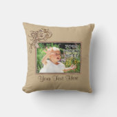 写真パーソナライズされたピローあなたの写真と文字 クッション (正面)