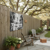 写真パーソナライズされたファミリ懇親会バナー 横断幕