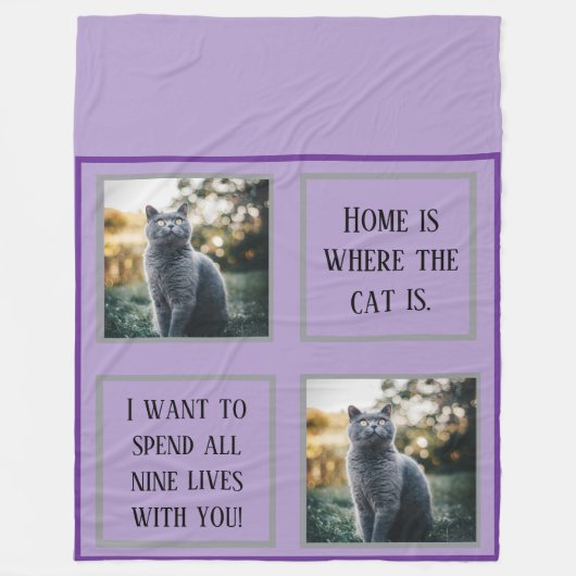 写真パーソナライズされたフリースブランケット-カスタム写真 フリースブランケット (正面)