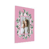 写真パーソナライズされたフローラ枠 メタルプリント (3/4)