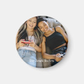 写真パーソナライズされたフ最高のォン マグネット (正面)