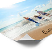 写真パーソナライズされたプリントポスターカスタム文字 フォトプリント            (角)