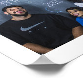 写真パーソナライズされたプリント ポスター (角)