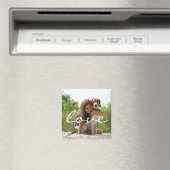 写真パーソナライズされたペットと家族の記念品 マグネット (インサイチュ (食洗機))