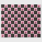 写真パーソナライズされたペット犬メリークリスマス ラッピングペーパー (フラット)