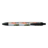 写真パーソナライズされたペン。自分で作れ！ 黒ボールペン (裏面)