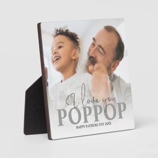 写真パーソナライズされたポッププラーク フォトプラーク (正面)