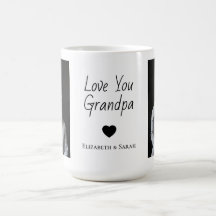 写真パーソナライズされたマグ – Love You Grandpa