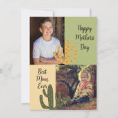 写真パーソナライズされたママ最高の・エバ南西サボテン (正面)