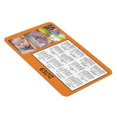 写真パーソナライズされたミニマグネットカレンダー2018 マグネット (右側)