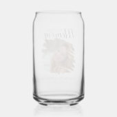 写真パーソナライズされたメモリアル ガラス缶 (裏面)