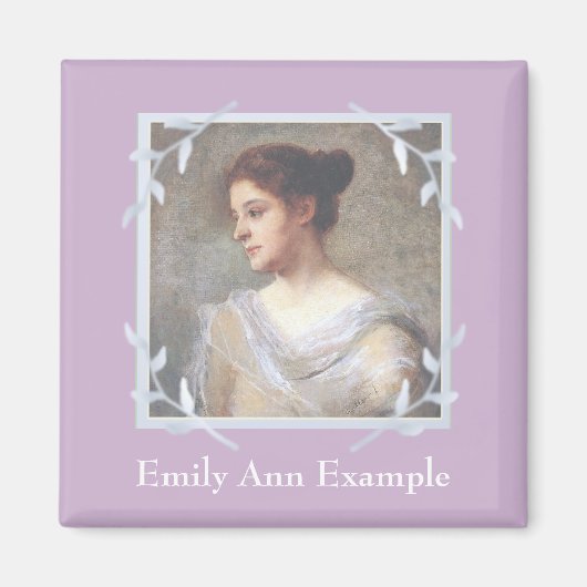 写真パーソナライズされたメモリアル マグネット (正面)