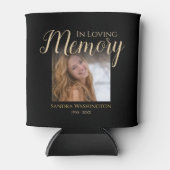 写真パーソナライズされたメモリアル 缶クーラー (正面)