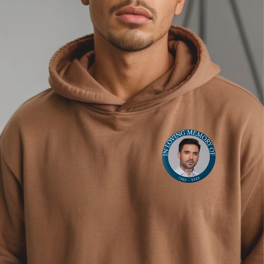 写真パーソナライズされたメモリアル 缶バッジ