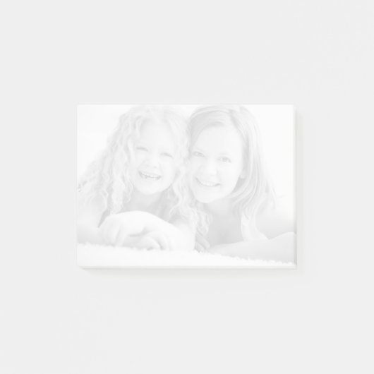 写真パーソナライズされたメモ ポストイット (正面)