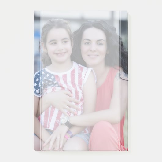 写真パーソナライズされたメモ ポストイット (正面)