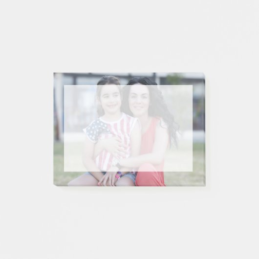 写真パーソナライズされたメモ ポストイット (正面)