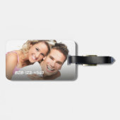 写真パーソナライズされたラゲージタグ ラゲッジタグ (裏面横)