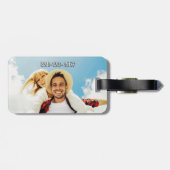 写真パーソナライズされたラゲージタグ ラゲッジタグ (裏面横)