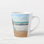 写真パーソナライズされたラテマグカップとカスタム文字 カフェラテマグ (右)