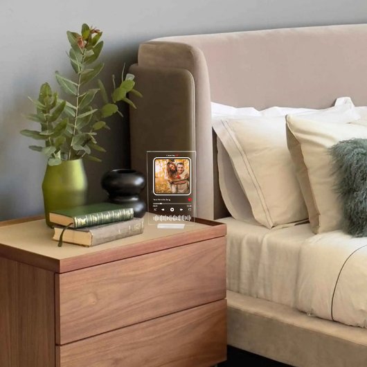 写真パーソナライズされたラブミュージックプラーク アクリルサイン