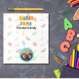 写真パーソナライズされたランチボックスのラブノート ノートパッド